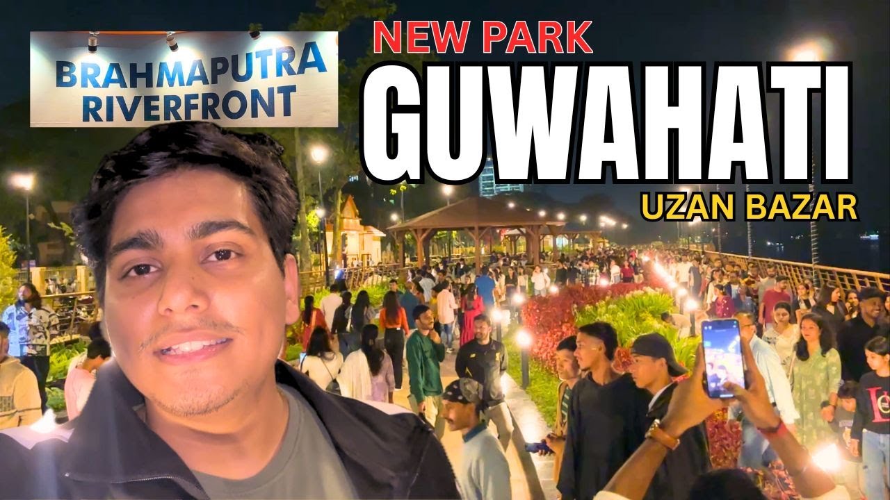 New Park in Guwahati Uzan Bazar l Sati Radhika Shaanti Udyan #brahmaputrariver #river #newpark