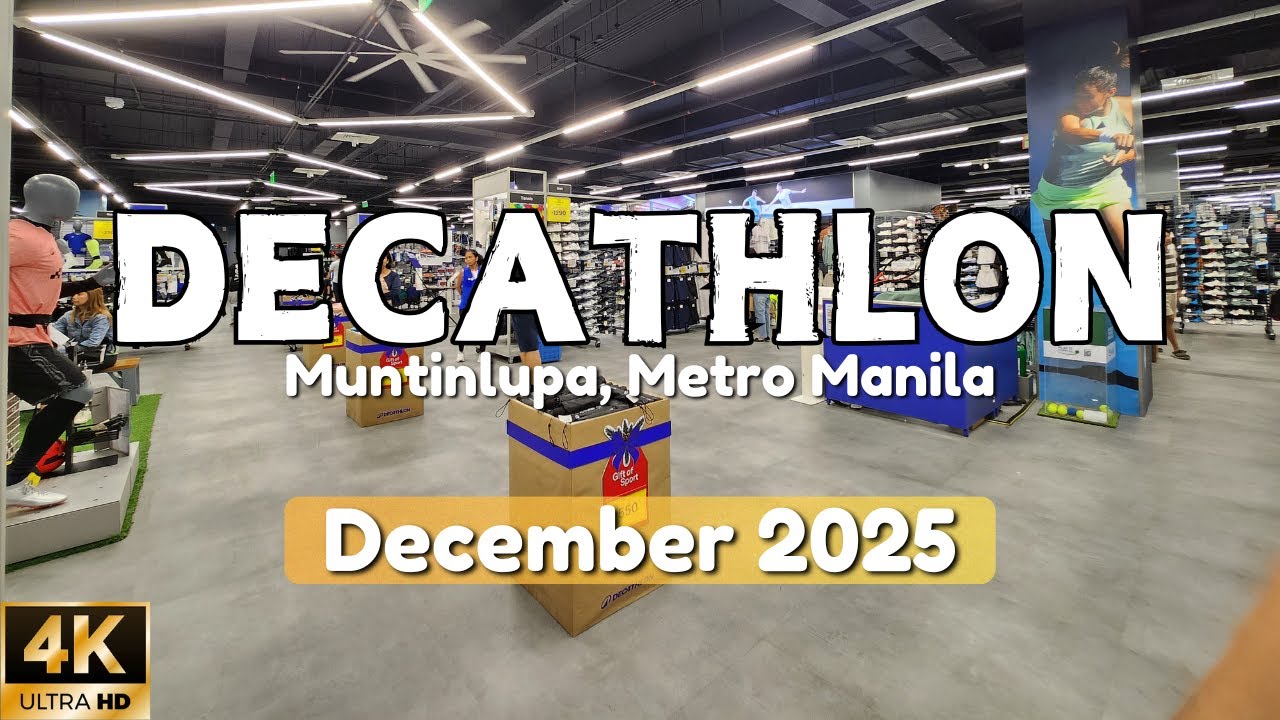 [4K] Decathlon Festival Mall Alabang 2025 | Sports Gear, Gadgets & Holiday Deals Walkthrough!