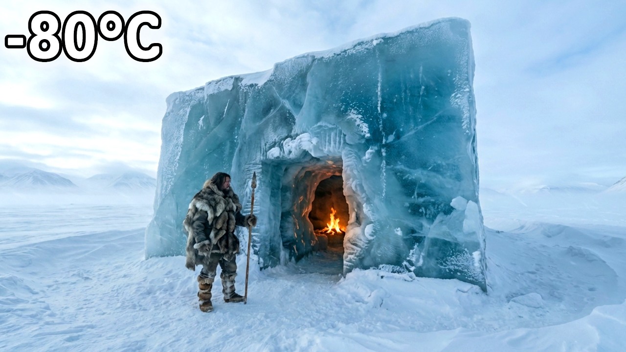 I Built a Home Inside a Giant Ice Block…Then Cooked Cod Wrapped in Bacon