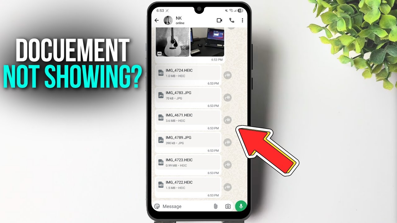 Исправление проблемы с отображением фотографий документов WhatsApp в галерее