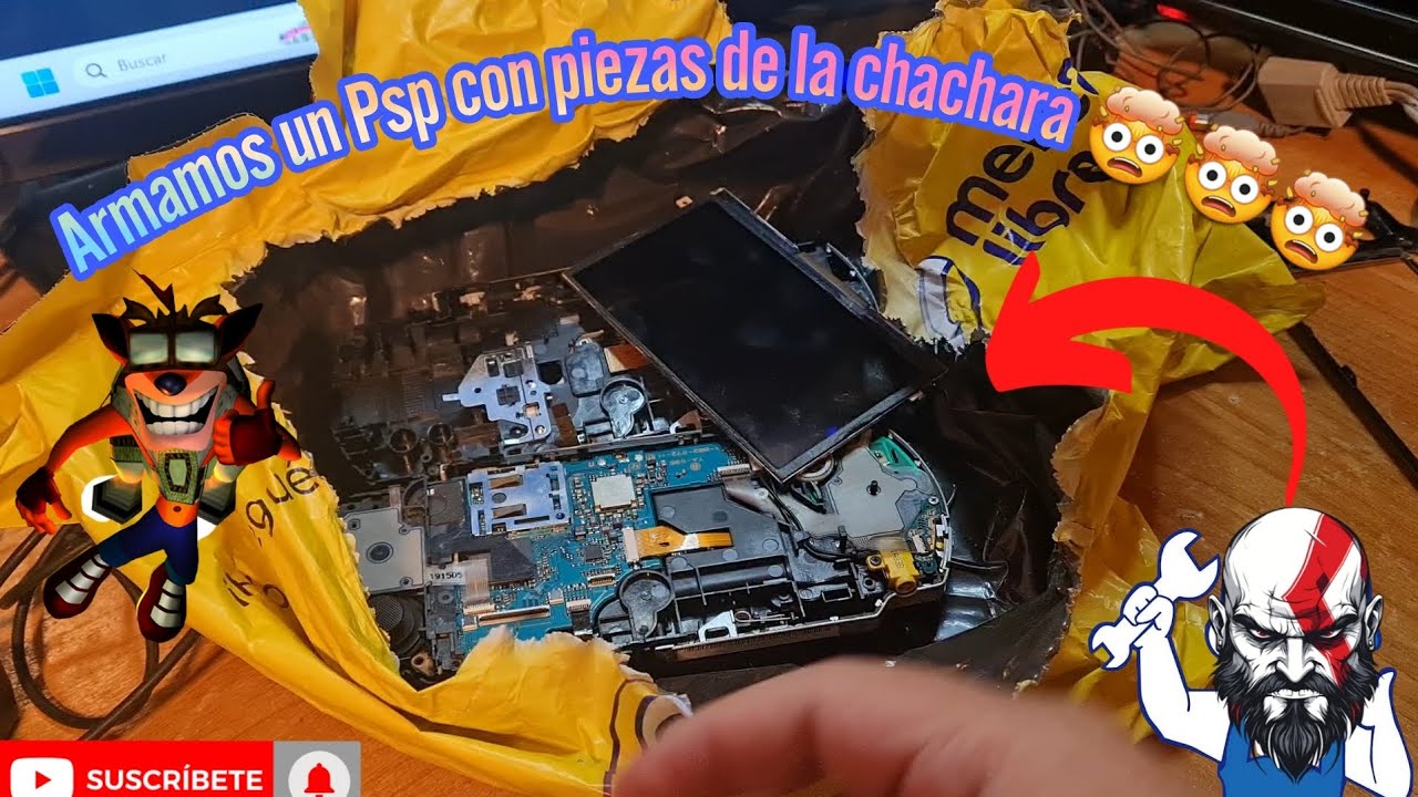 Armamos un PSP con piezas de la Chachara🤯🤯🤯⭐️