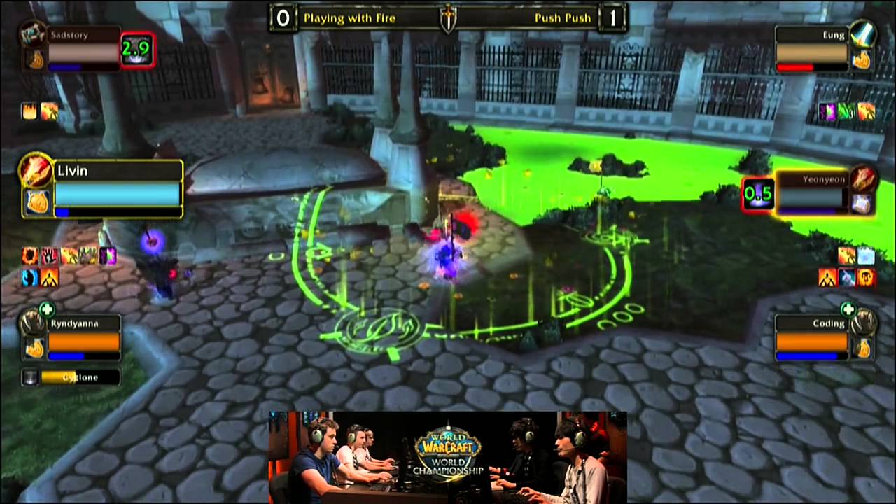 Playing with Fire vs. Push Push - Match 5 - Group B - Ro8 - WoW Arena World Championship 2014