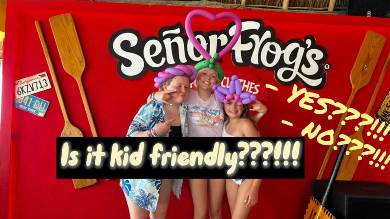 Senor Frog's Cozumel Post Covid Shutdown! IS IT KID FRIENDLY???!!!
