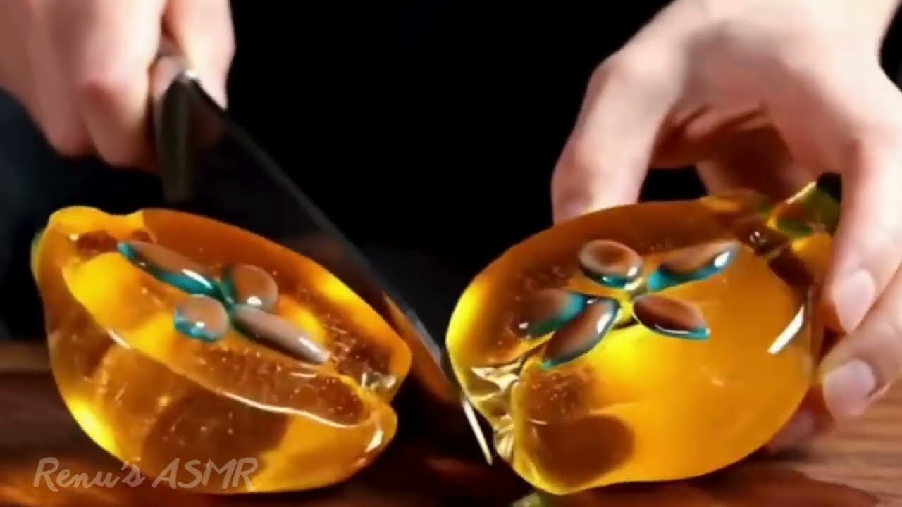 Satisfying AI ASMR Glass Cutting Video