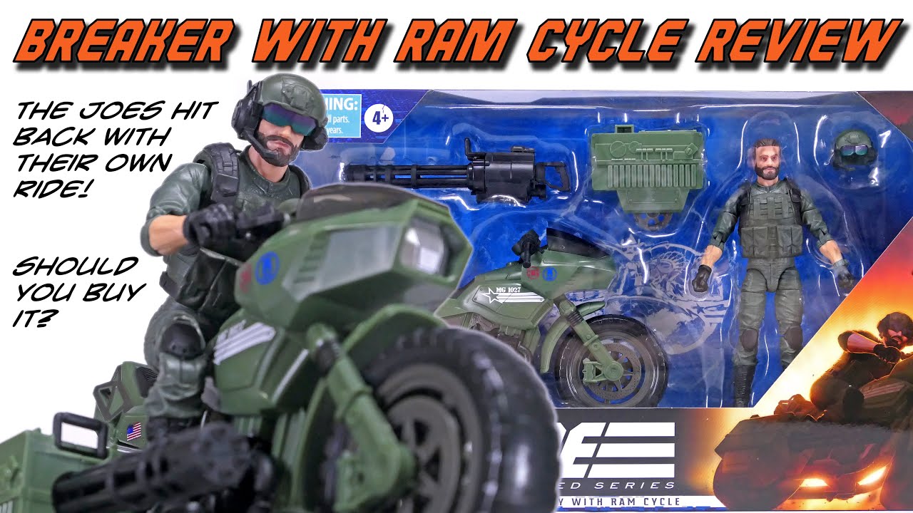 Alvin Breaker Kibbey and Ram Cycle Unboxing and Review G.I. Joe Classified Series Cobra Island
