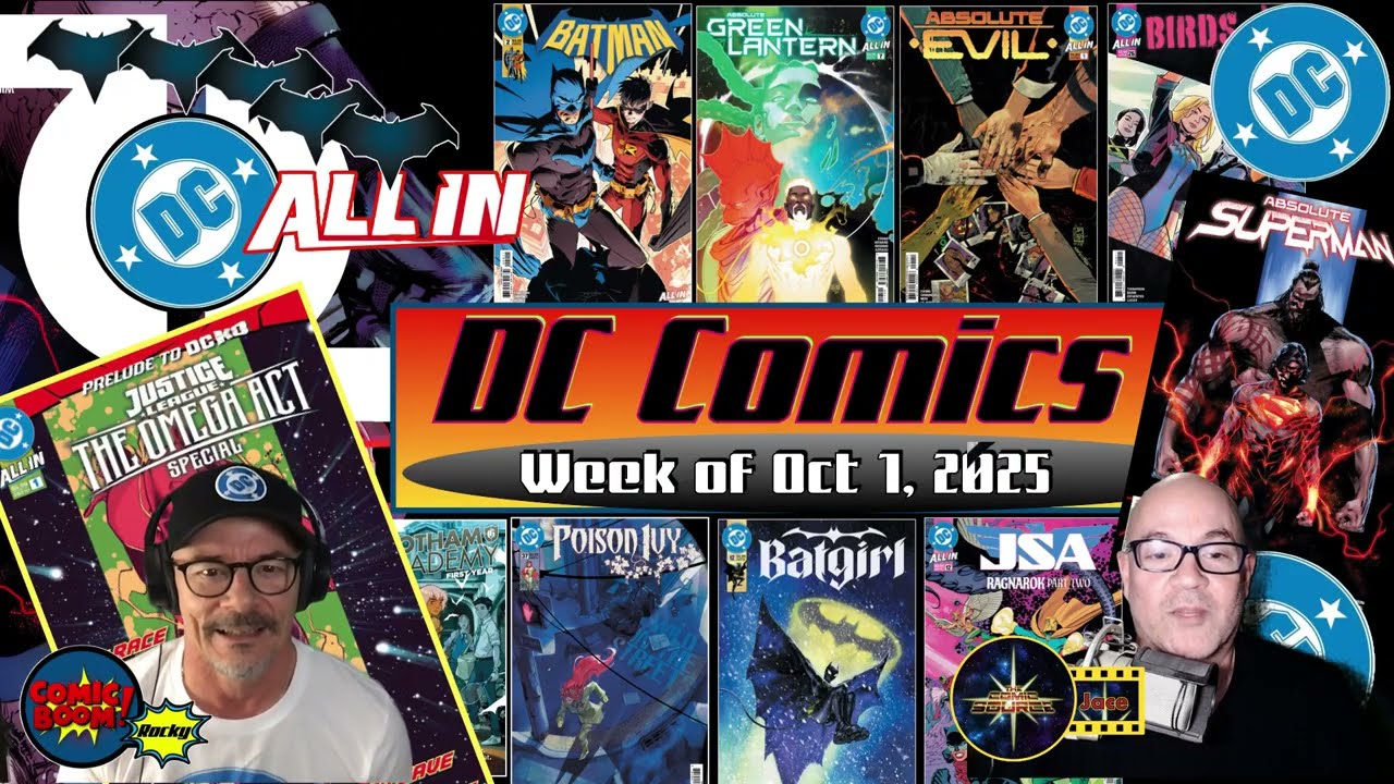DC Comics - October 1, 2025 - Absolute Evil! Absolute Superman 12! JL:Omega Act! Batman 2!