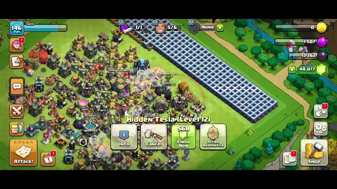Day 13 town hall 13 full max jis bhai ko link chiya subscribe kar k comments @ClashOfClans 