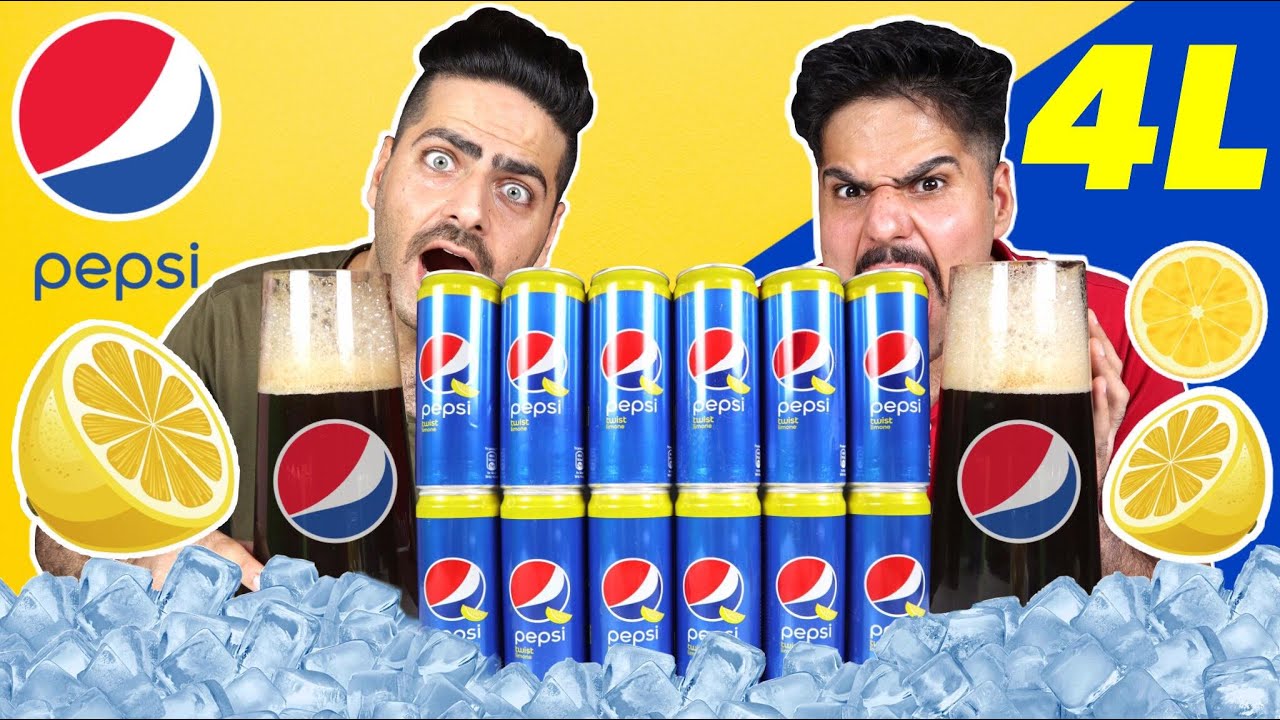 تحدي بيبسي الحامض مع الليمون كمية عملاقة 3,960م مع 2 كيلوغرام من الليمون PEPSI TWIST LEMON CHALLENGE