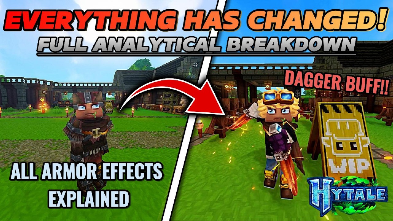 Don't Overlook The New Weapons & Armor Re-Work From Hytale Update 3 | Full Analytical Analysis!!
