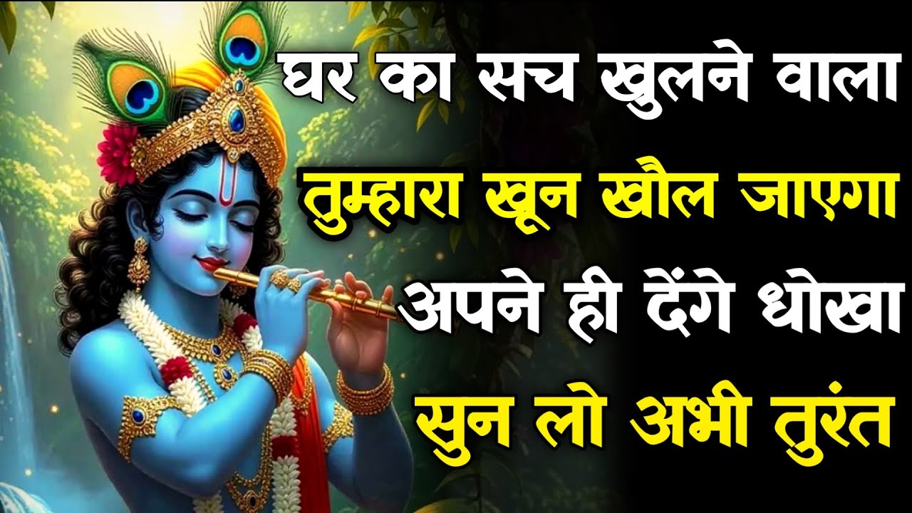 || मेरे प्रिय || घर का सच खुलने वाला तुम्हारा खून खौल जाएगा... lord Krishna divine message