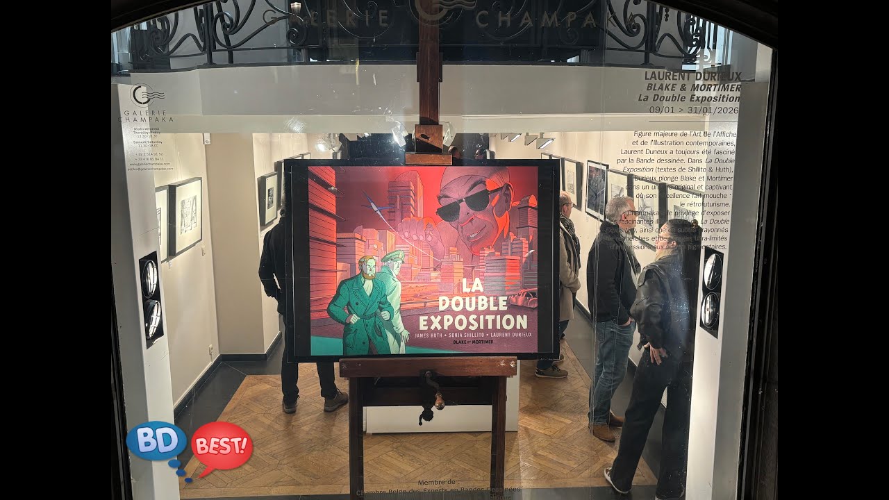 Vernissage Laurent Durieux, "La Double Exposition" - Galerie Champaka