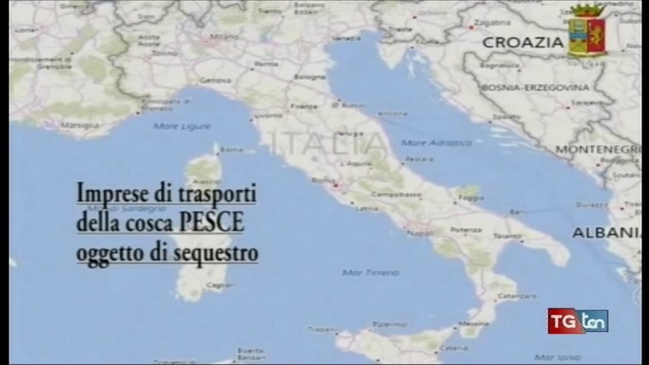 Il clan Pesce 'svelato' dalle telefonate  Gli affari della cosca di Rosarno TG ten 5 aprile 2017