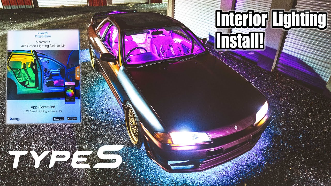 Type S LED Plug and Glow Interior Smart Lighting Deluxe Kit Install / Review / Unboxing