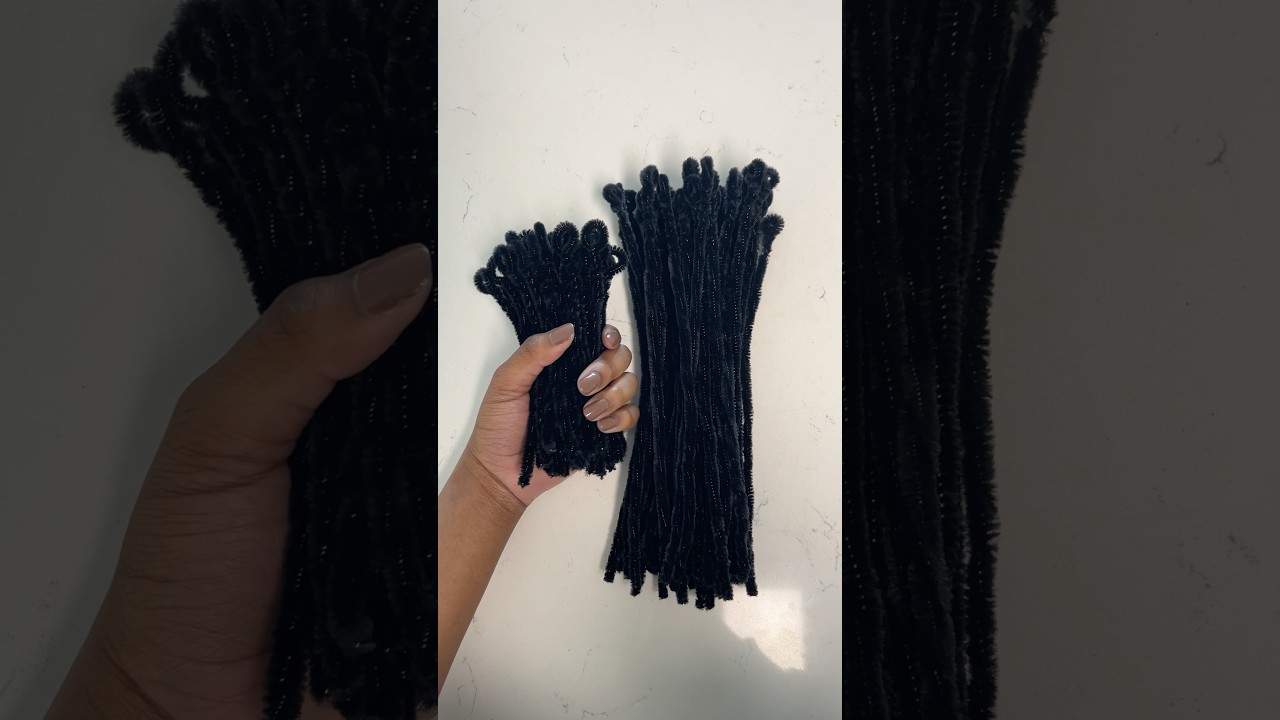 How to Make Pipe Cleaner Curlers 🖤 | 16/30 Days of Loc Styles & Tips #pipecleanercurls #locstyles