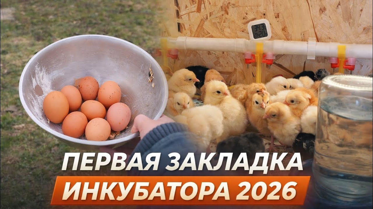 Первая закладка в инкубатор 2026: спасение после ЧП и старт новой жизни!