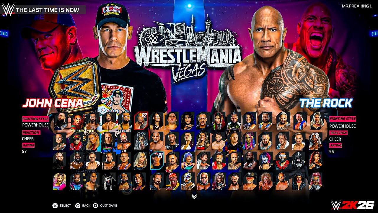 WWE 2K26: Джон Сина против Рока — эксклюзивный обзор игрового процесса следующего поколения!