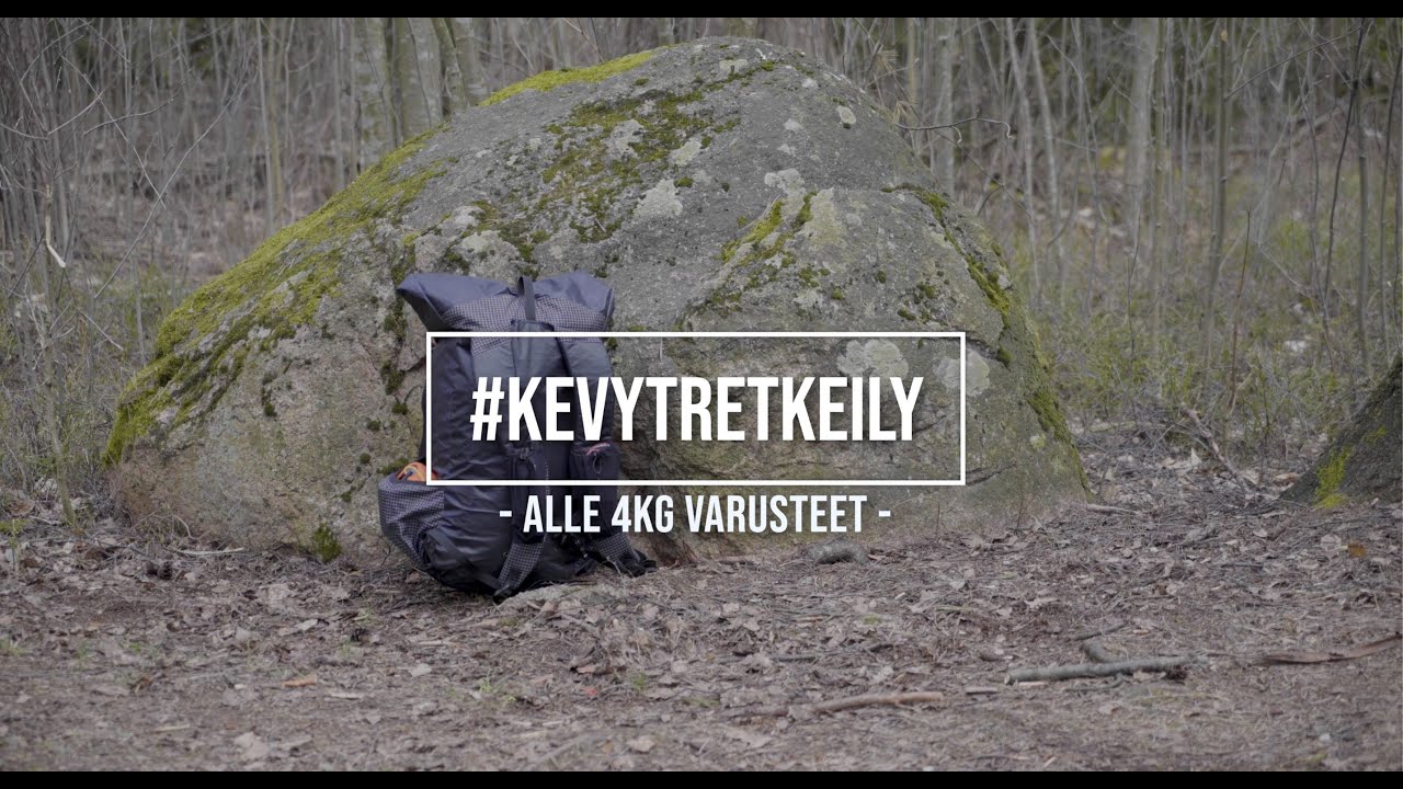 Sulanmaan varusteet alle 4kg pakettiin!