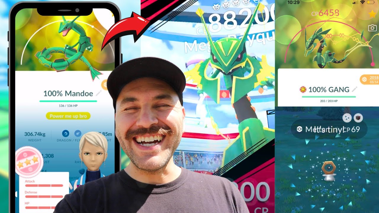 Hundo Maxing в день рейда на Мега-Райквазу! #PokemonGo