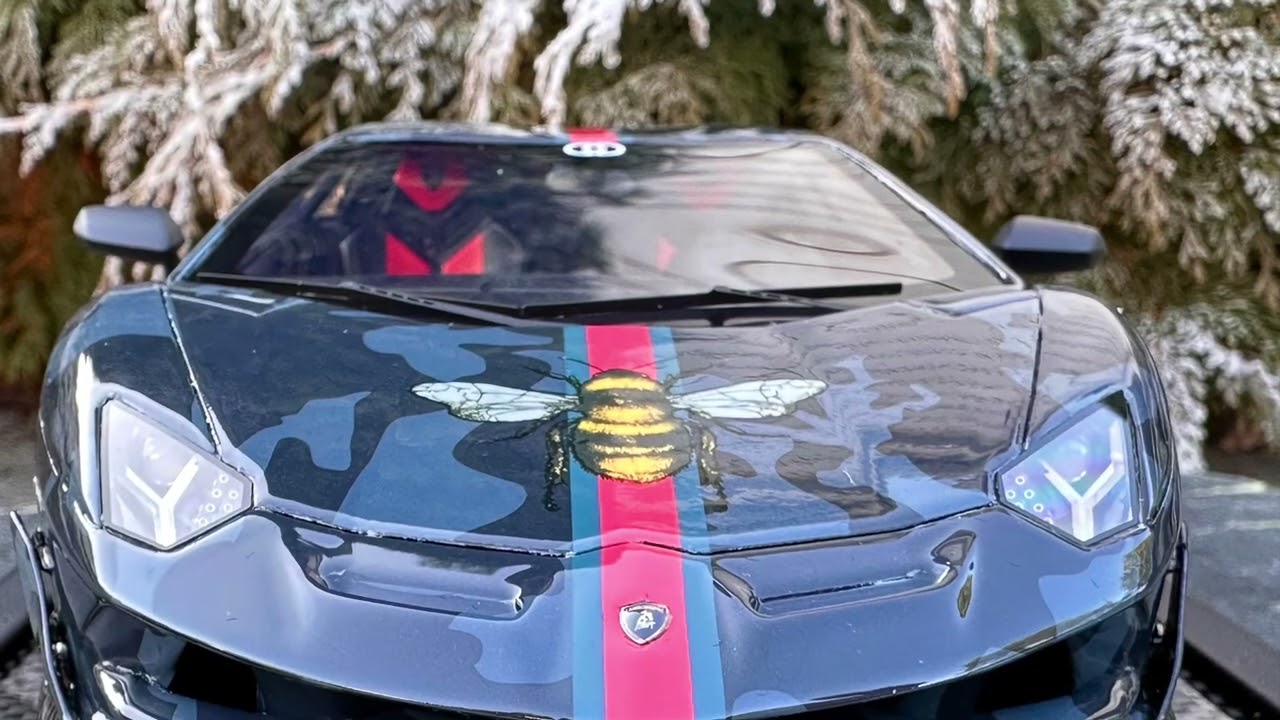 Lamborghini Aventador SVJ &ldquo;CUCCI&rdquo; 1/18 scale V.I.P models 2/8