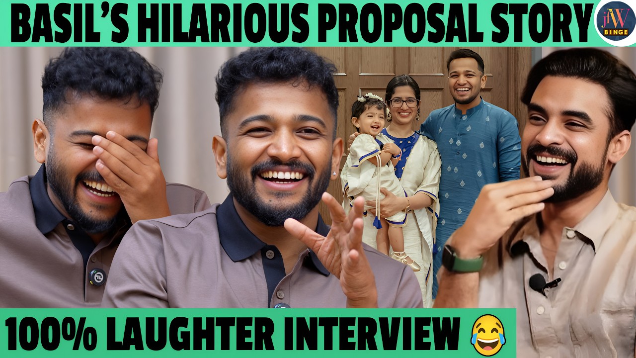 Basil Joseph&rsquo;s Unexpected Live Performance😂| Interview Turns Into An Acting Class🤣| Tovino | JFW