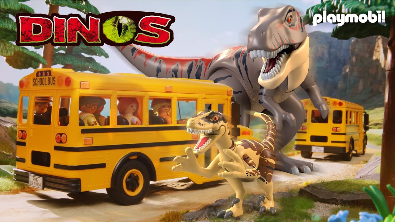 Dino-avontuur: Ontsnap aan de angstaanjagende T-Rex! | Korte film van PLAYMOBIL