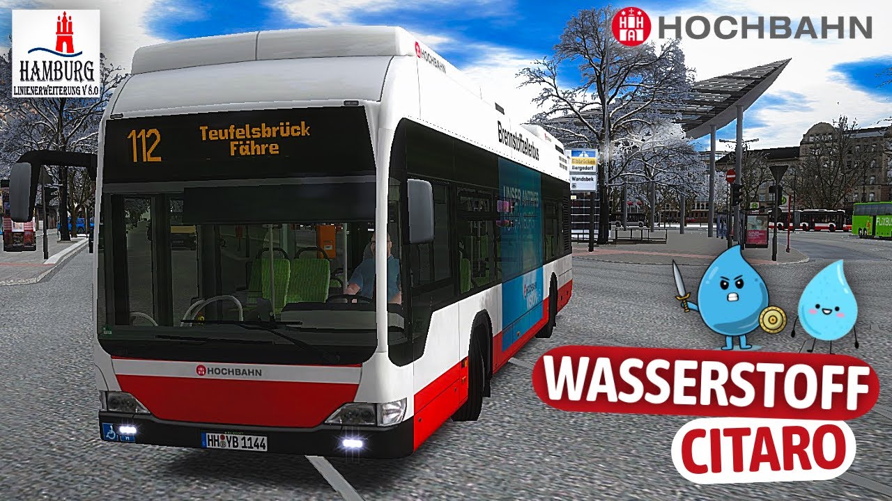 OMSI 2: WASSERSTOFFBUS 🚌💧 im Hamburger Stadtgebiet! #374 | PxlKiing