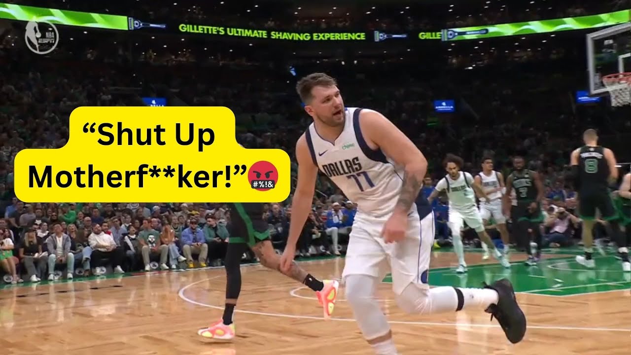 Luka Doncic Trash Talk Celtics Fan 