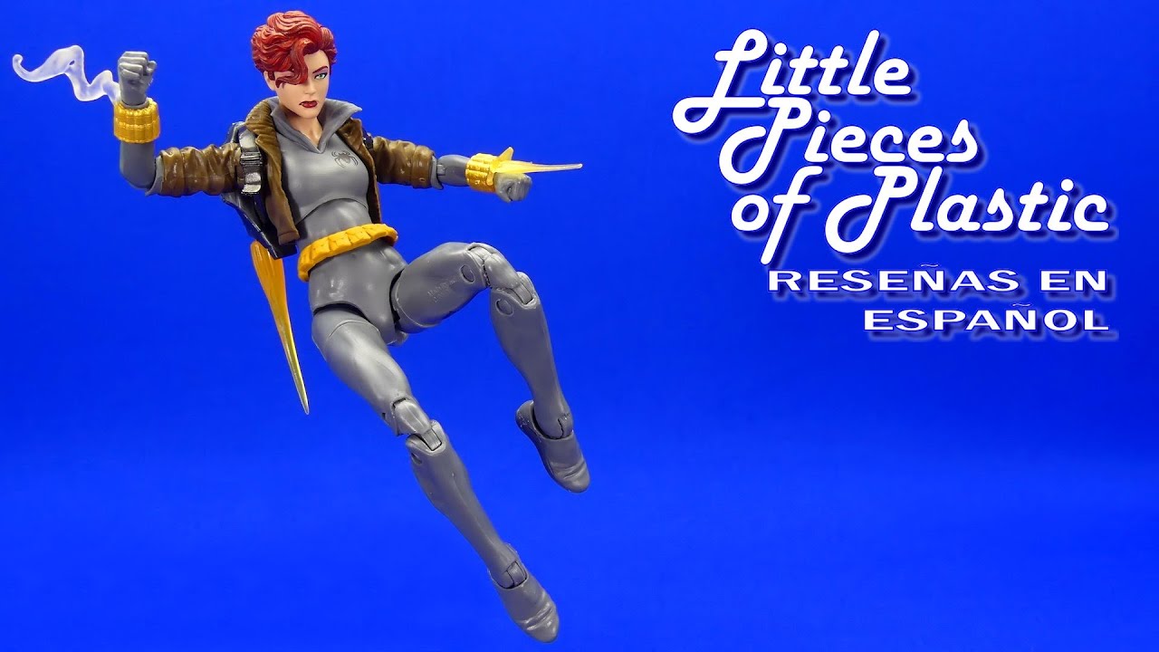Black Widow Grey Suit Marvel Legends Series Walmart Reseña Revisión Review Little Pieces Plastic