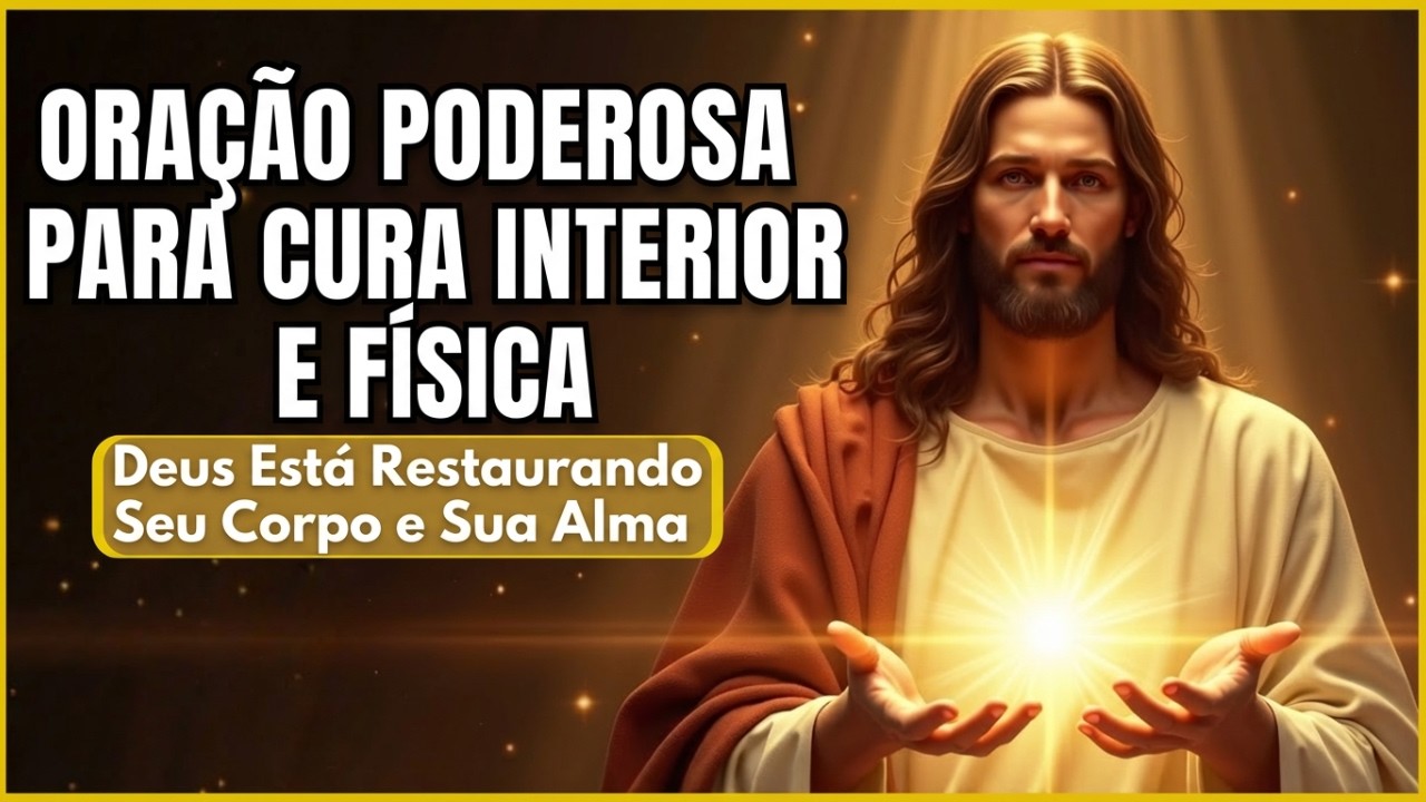 👉 ORAÇÃO FORTE PARA CURA INTERIOR E FÍSICA | RESTAURAÇÃO DO CORPO E DA ALMA EM DEUS
