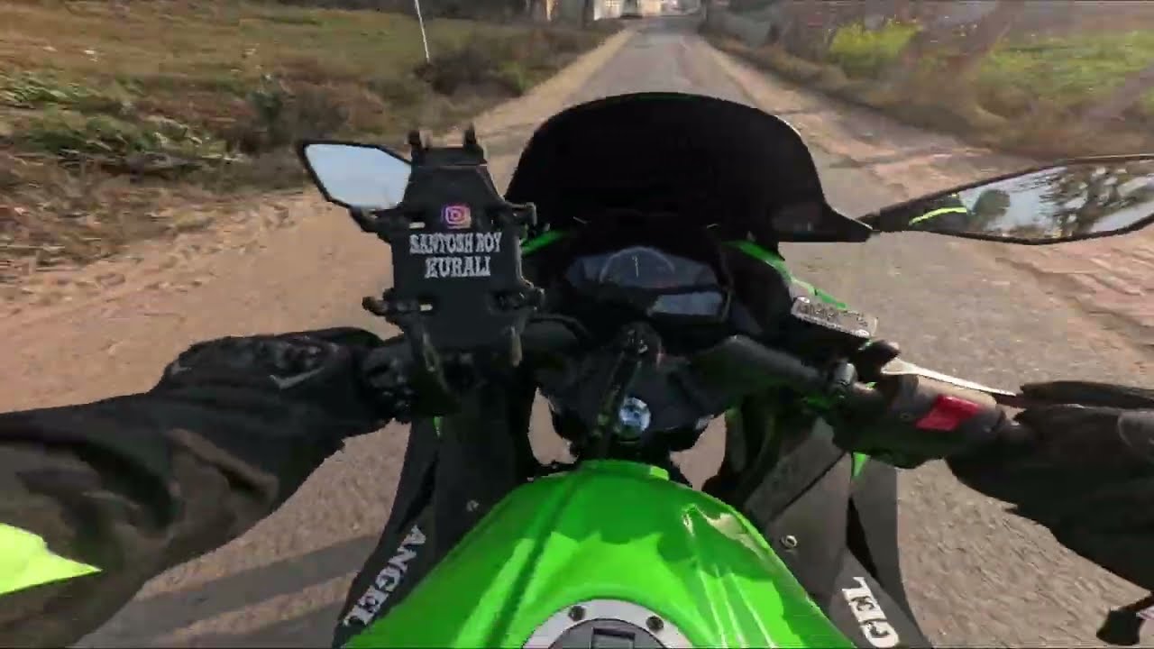 Kawasaki Ninja 300 Singhpura to new highway #india 