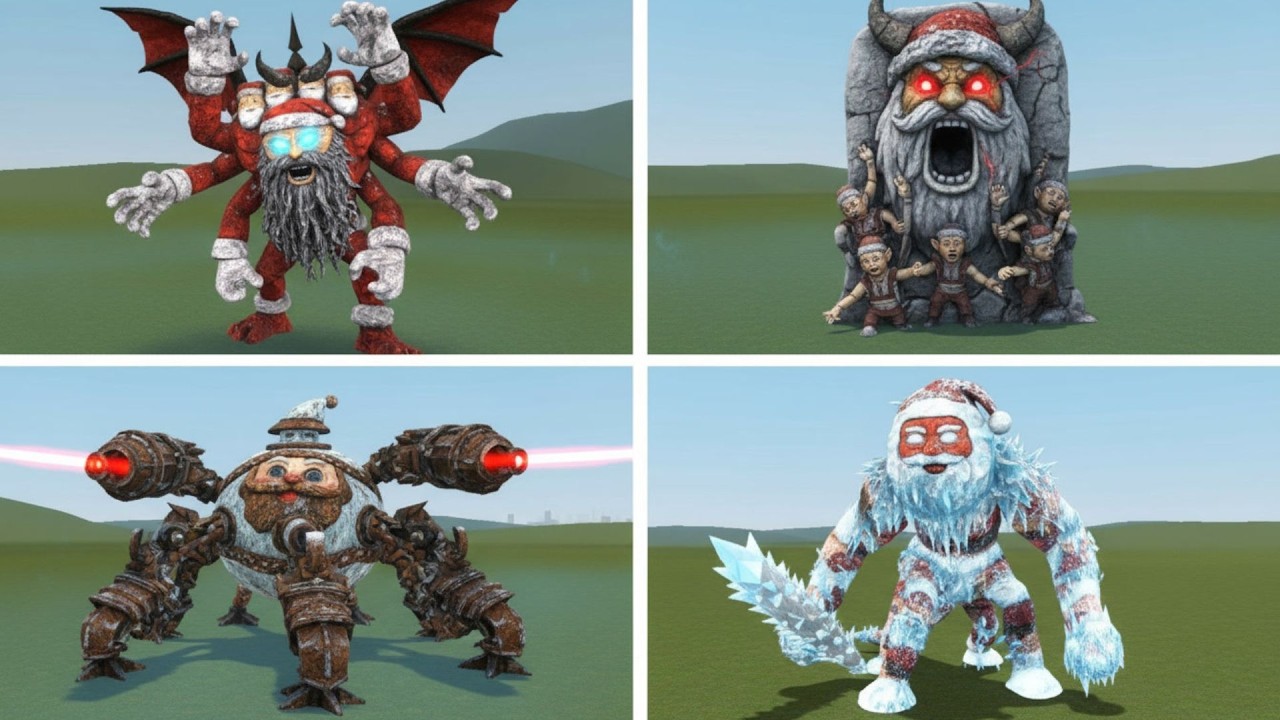 NEW  GOO GOO TANK vs GGOO GOO GAGA GOD MEME TEAM Phase III  in Garry's Mod!