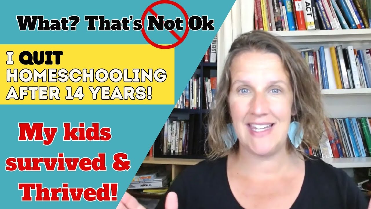 I Quit Homeschooling After 14 Years...We Survived and Thrived