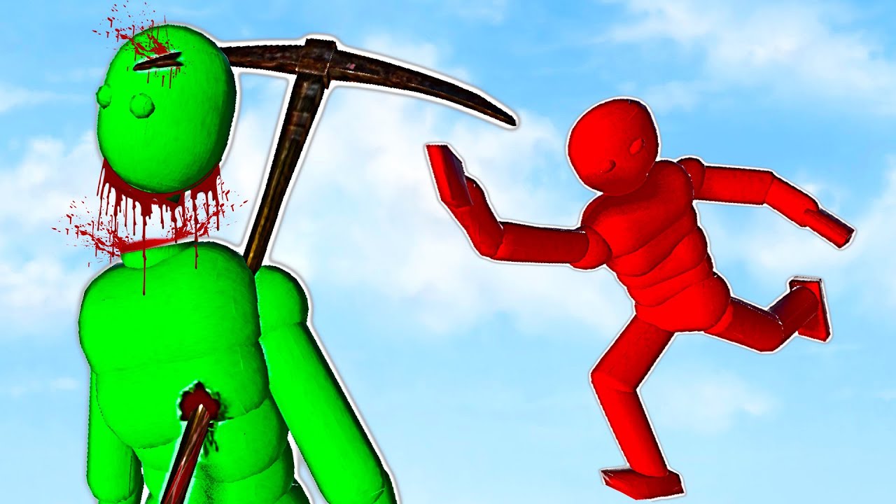 Dynamic AI NPC Ragdolls Fight with Weapons! (with Active Ragdoll Physics)