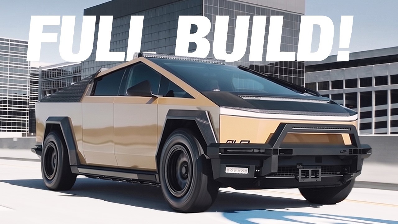 A Closer Look at a Fully Built UP INVINCIBLE Cybertruck | Unplugged Performance
