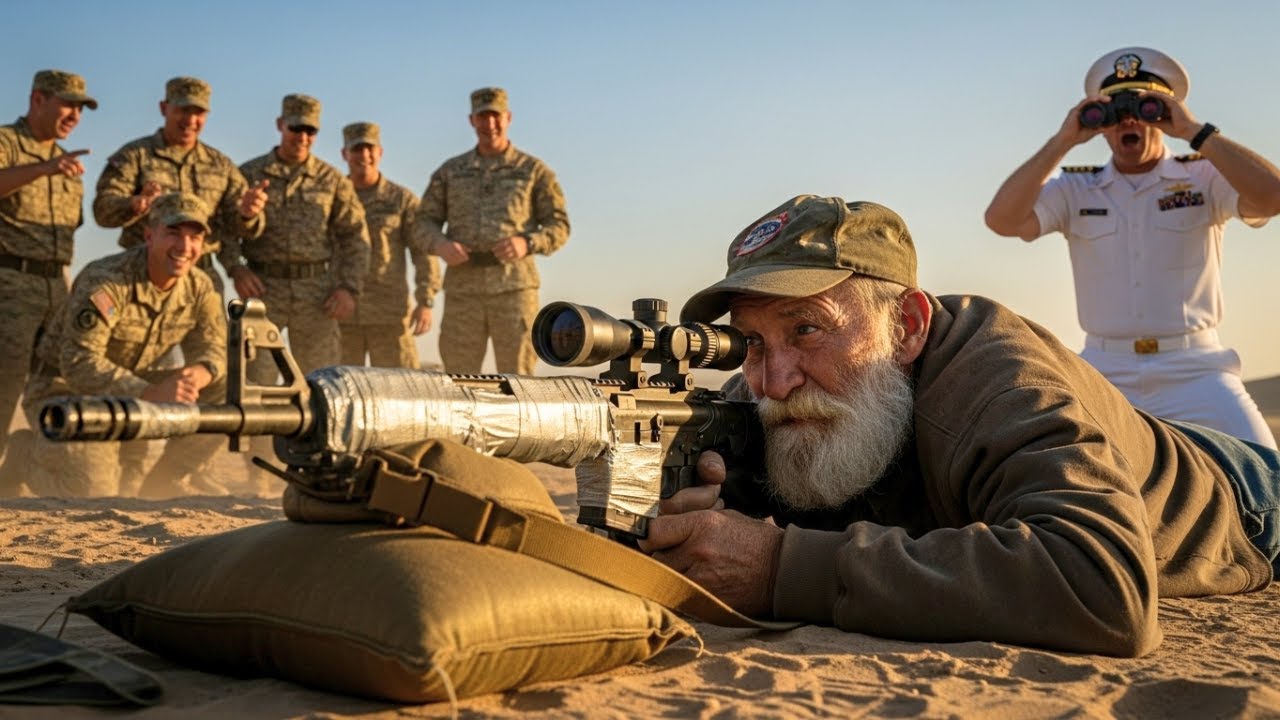 US SEALs Laughed at the Old Veteran’s Broken Rifle — Until a Four-Star Admiral Saw His 5,600m Shot