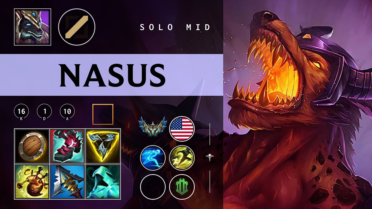 Nasus Mid vs Singed - NA Challenger Patch 26.02