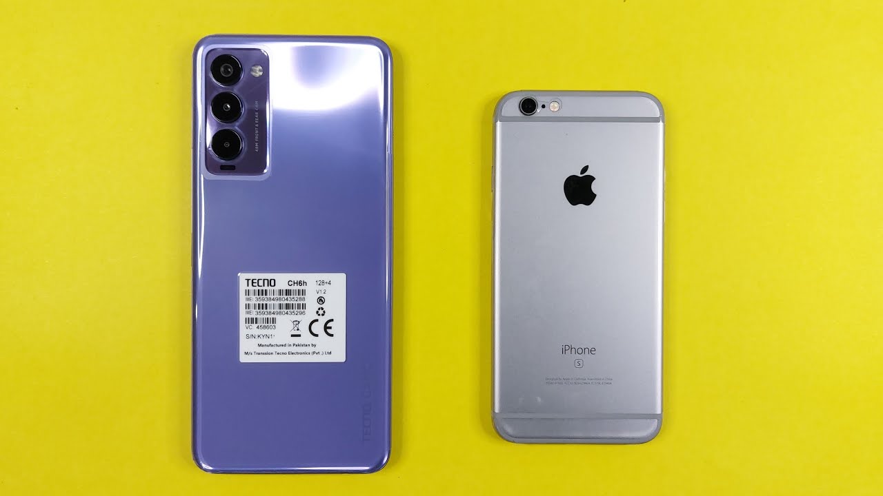 Tecno Camon 18T Vs iPhone 6S in 2022 | Speed Test
