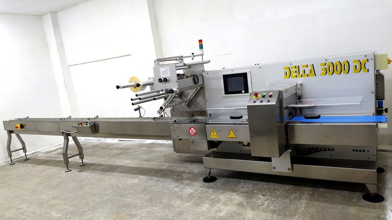 Ilapak Maszyna Pakująca Flowpack Delta 3000 DC | Wydajność 300 szt/min | Automat Pakujący | Carrera