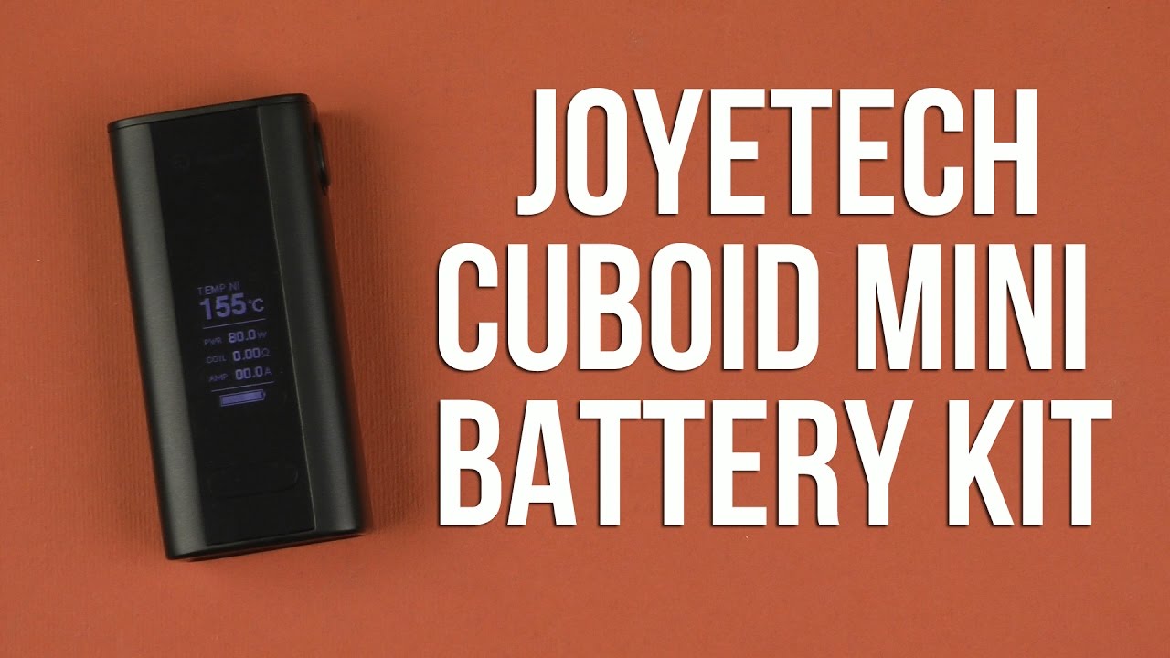 Распаковка Joyetech Cuboid Mini Battery Kit Black