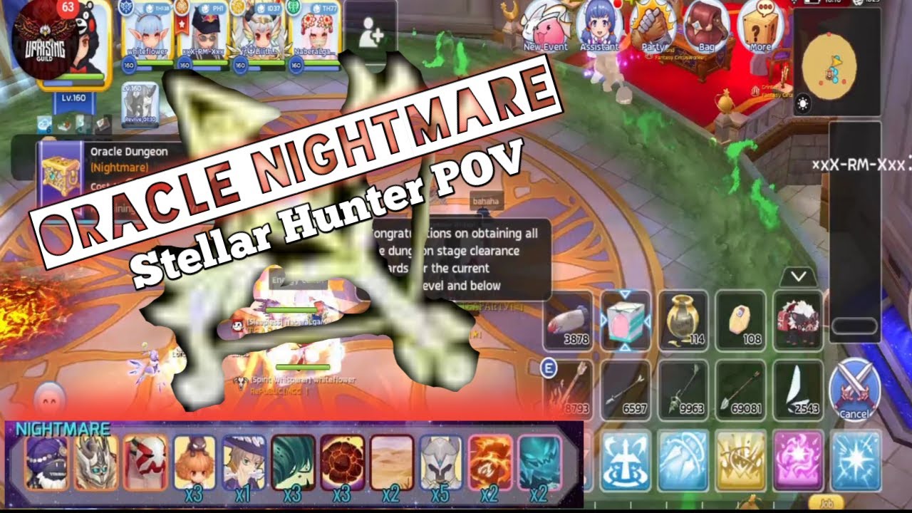 ORACLE DUNGEON NIGHTMARE STELLAR HUNTER POV |  MP BUILD  | HunTv Official