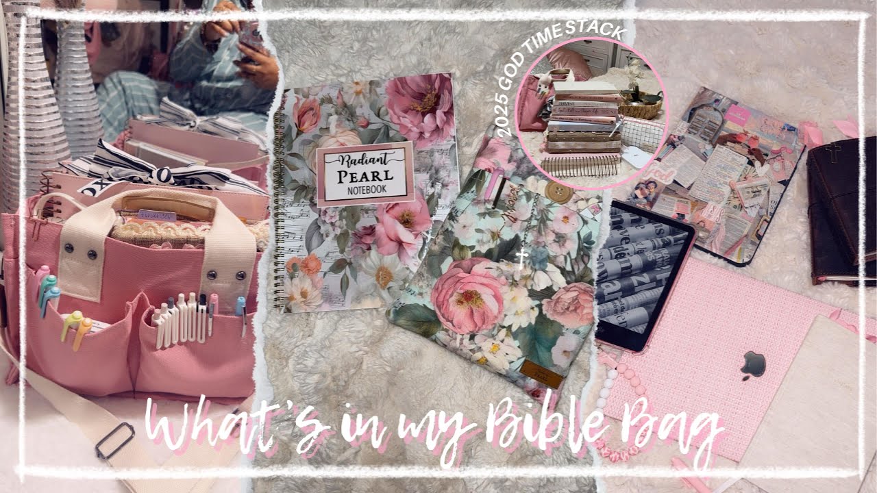 ♡ VLOG ♡ | ᥫ᭡ WHAT'S IN MY BIBLE BAG | WHAT I USE FOR GOD TIME | CUTE ITEMS | ᥫ᭡