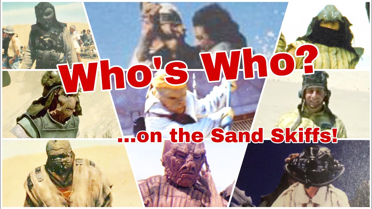 Every Character (and Action Figure!) on Jabba’s Sail Barge PART 1: The  Sand Skiffs