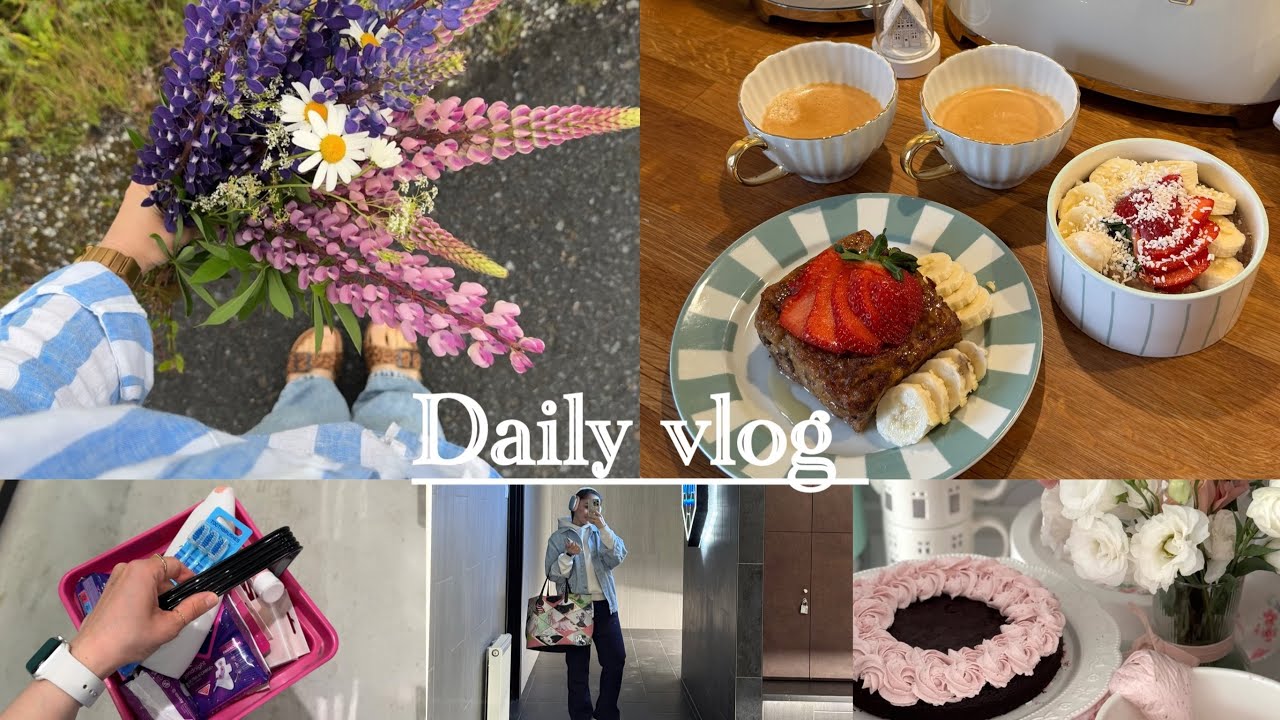 Daily Routine / Cooking & Organizing/ Exercise Routine / Silent vlog/ Slow living in Sweden 🍃