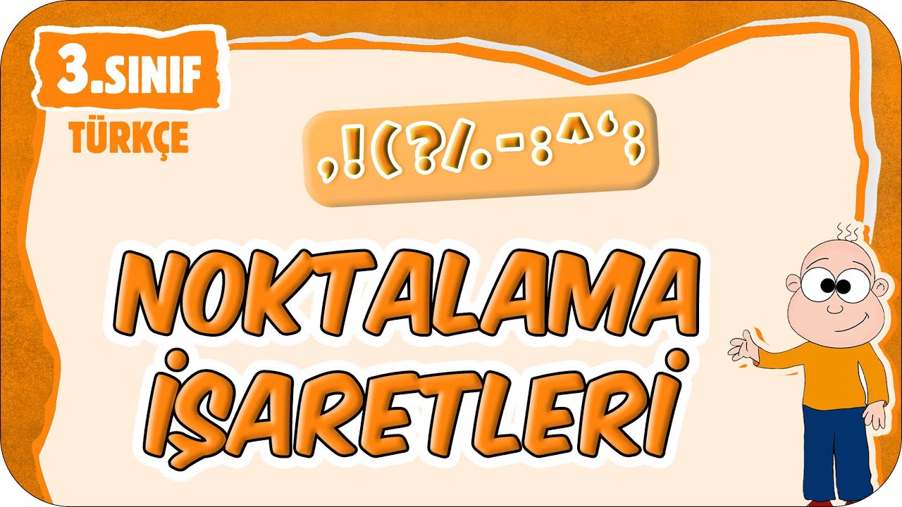 Noktalama İşaretleri 📙 3.Sınıf Türkçe #2025