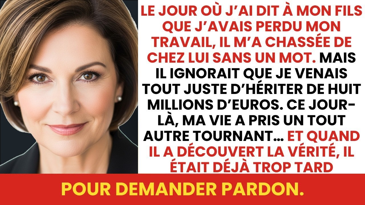 Mon fils m'a mis à la porte quand il a appris que j'avais perdu mon emploi, sans le savoir…