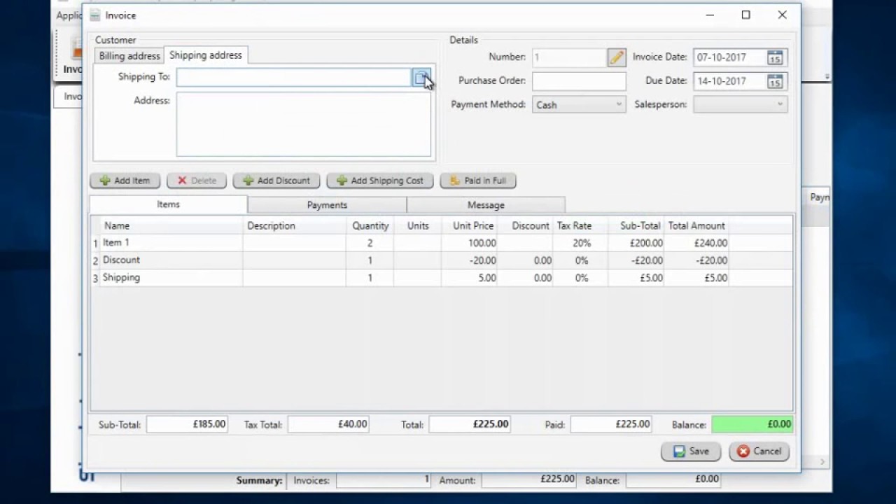 Simple Invoice