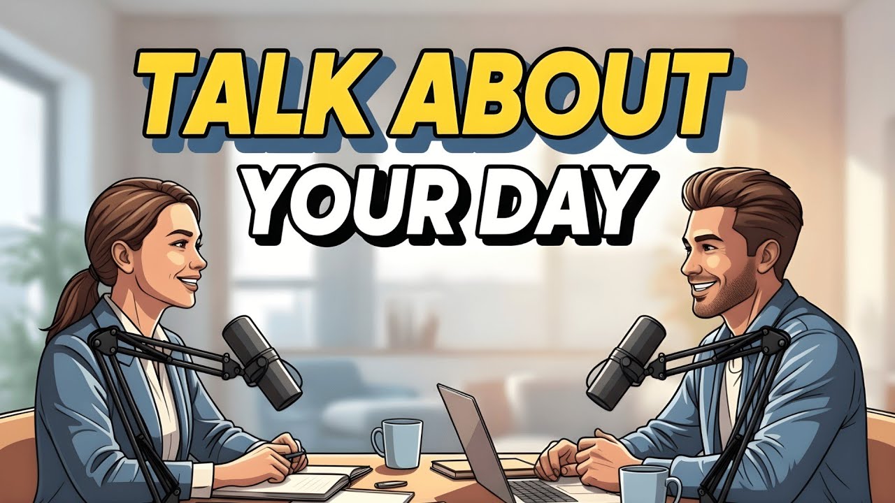 Talk About Your Day in English ✨| Learn English Fast | English Learning Podcast