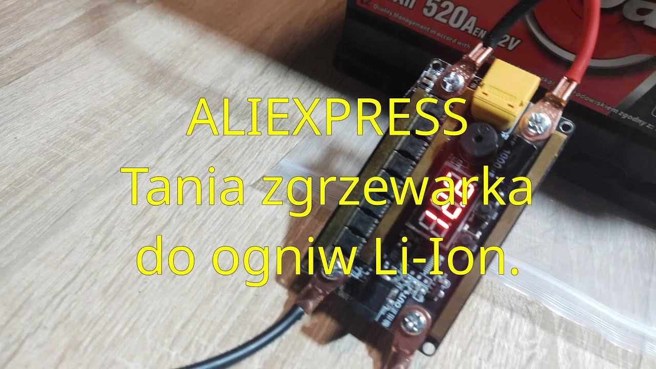 Tania, Chińska zgrzewarka do ogniw Li-Ion.