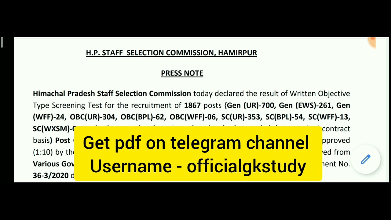 HP JOA IT Result 2021 !! 19000+ candidates selected 👌! Post Code - 817