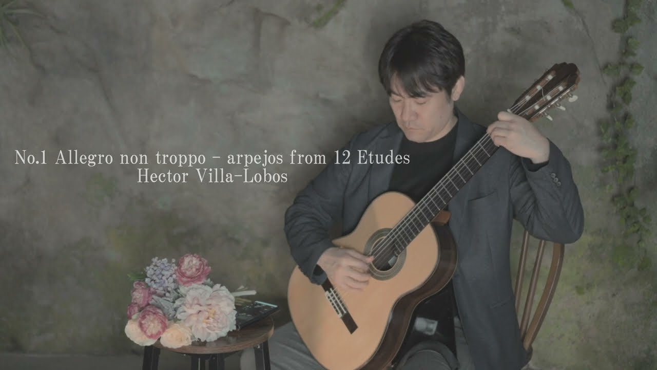 Hector Villa-Lobos /No.1 Allegro non troppo | エチュード１番 / エイトル・ヴィラ＝ロボス | performed by Taizo Yamada